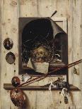 Vanitas Still Life, 17Th Century (Oil on Canvas)-Cornelis Norbertus Gysbrechts-Framed Giclee Print