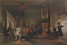 Interior with Military Officers-Cornelis Troost-Giclee Print