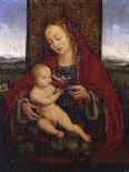 The Holy Family with the Infant St John-Cornelis van Cleve-Giclee Print