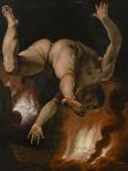 The Fall of Man, by Cornelis van Haarlem, 1592, Dutch painting,-Cornelis van Haarlem-Framed Art Print