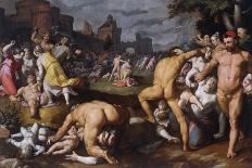 The Massacre of the Innocents, 1590-Cornelis Van Haarlem-Framed Giclee Print