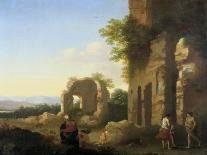 Arcadian Landscape-Cornelis van Poelenburgh-Framed Giclee Print