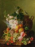 Still Life of Flowers in a Basket-Cornelis van Spaendonck-Framed Giclee Print