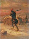 Indian Hunter in the Snow-Cornelius Krieghoff-Framed Giclee Print