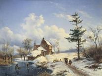 A Clear Winter's Day-Cornelius Lieste-Mounted Giclee Print