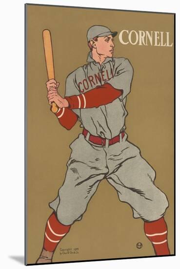 Cornell Baseball-Edward Penfield-Mounted Art Print