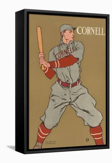 Cornell Baseball-Edward Penfield-Framed Stretched Canvas