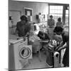 Cornell University Home Economics Students Learn the Characteristics of Commercial Washing Machines-Nina Leen-Mounted Photographic Print