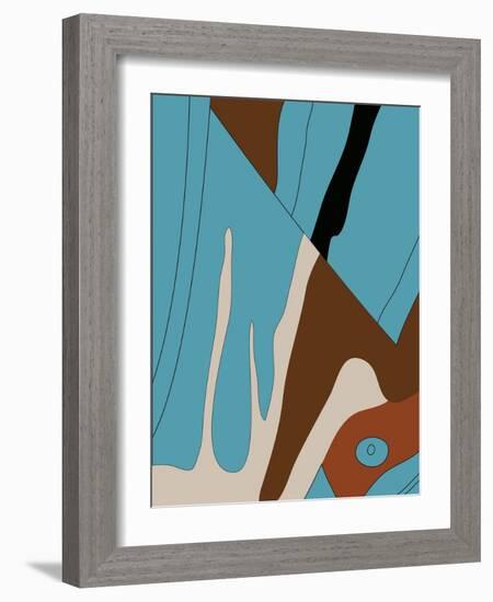 Corner Baby Blue Eye-Belen Mena-Framed Giclee Print