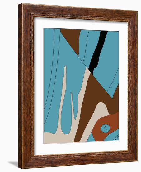 Corner Baby Blue Eye-Belen Mena-Framed Giclee Print