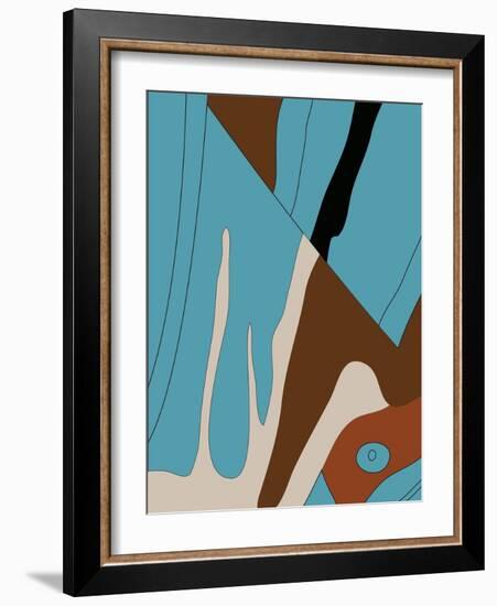 Corner Baby Blue Eye-Belen Mena-Framed Giclee Print