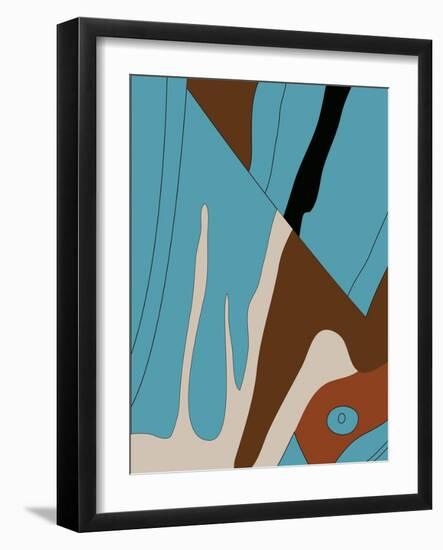 Corner Baby Blue Eye-Belen Mena-Framed Giclee Print