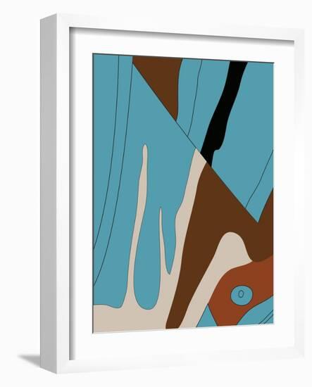 Corner Baby Blue Eye-Belen Mena-Framed Giclee Print