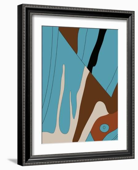 Corner Baby Blue Eye-Belen Mena-Framed Giclee Print