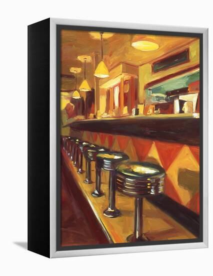 Corner Cafe-Pam Ingalls-Framed Premier Image Canvas