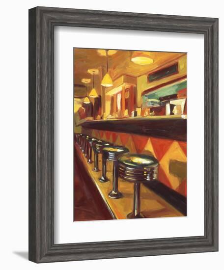 Corner Cafe-Pam Ingalls-Framed Giclee Print