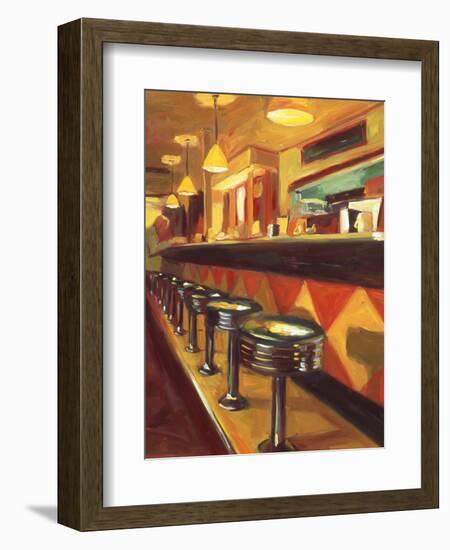 Corner Cafe-Pam Ingalls-Framed Giclee Print