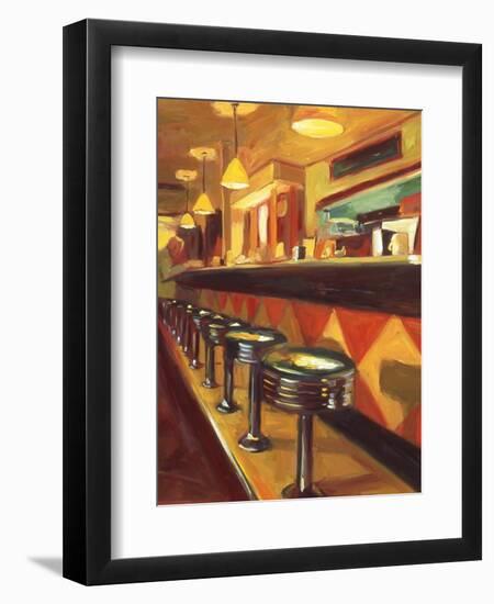 Corner Cafe-Pam Ingalls-Framed Giclee Print