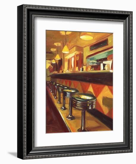 Corner Cafe-Pam Ingalls-Framed Giclee Print