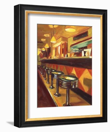 Corner Cafe-Pam Ingalls-Framed Giclee Print