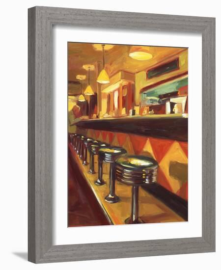 Corner Cafe-Pam Ingalls-Framed Giclee Print