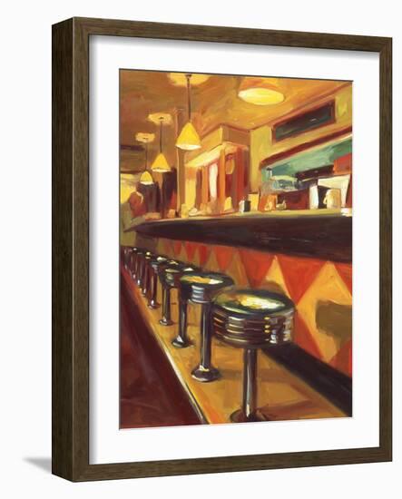 Corner Cafe-Pam Ingalls-Framed Giclee Print