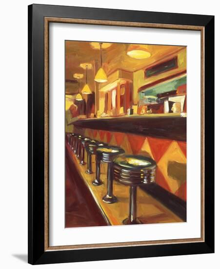 Corner Cafe-Pam Ingalls-Framed Giclee Print