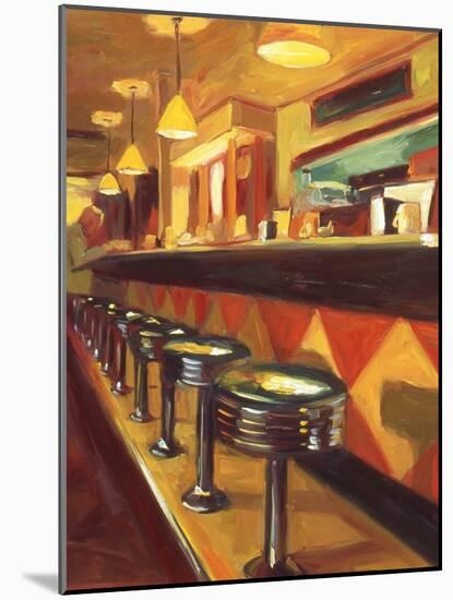 Corner Cafe-Pam Ingalls-Mounted Giclee Print