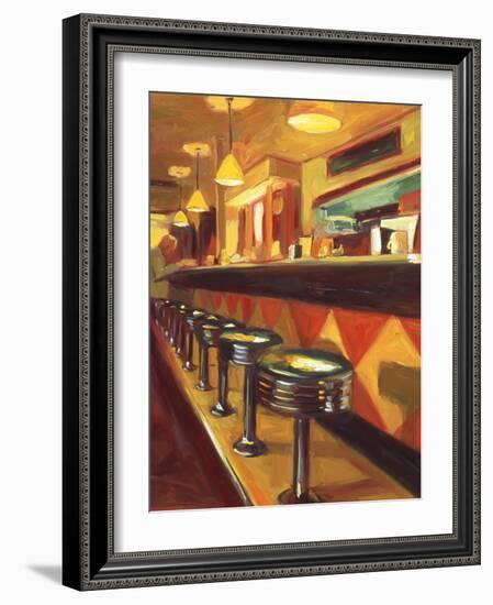 Corner Cafe-Pam Ingalls-Framed Giclee Print