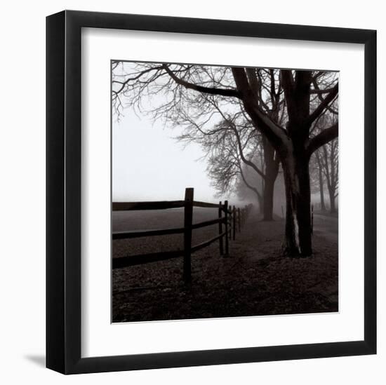 Corner Fence-Harold Silverman-Framed Art Print