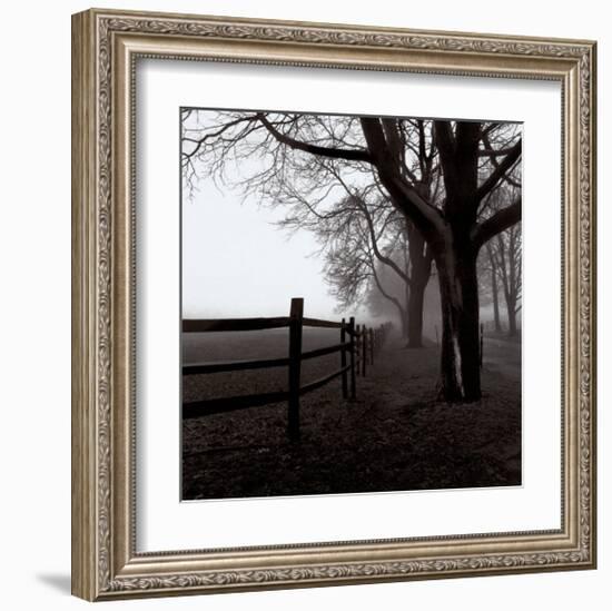 Corner Fence-Harold Silverman-Framed Art Print