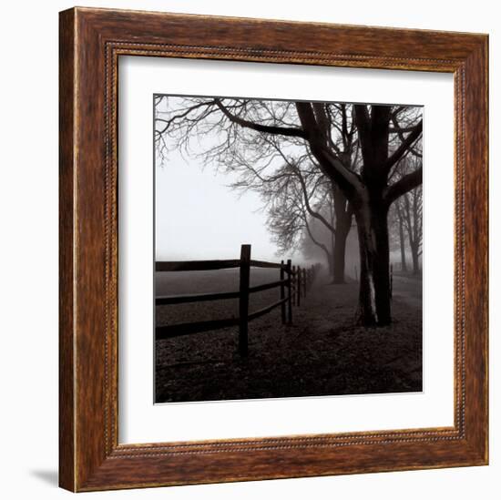 Corner Fence-Harold Silverman-Framed Art Print