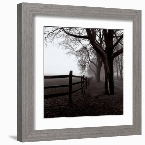 Corner Fence-Harold Silverman-Framed Art Print