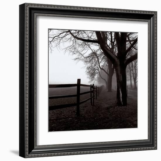 Corner Fence-Harold Silverman-Framed Art Print