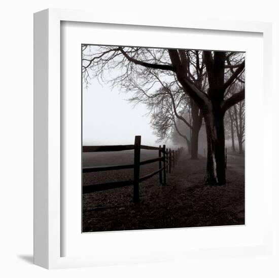 Corner Fence-Harold Silverman-Framed Art Print