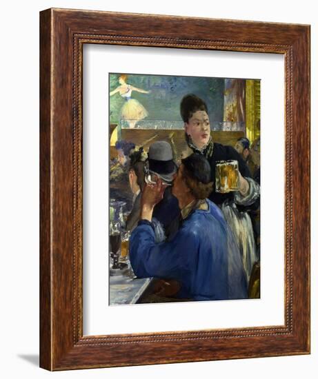 Corner of a Cafe-Concert, 1878-80-Edouard Manet-Framed Giclee Print