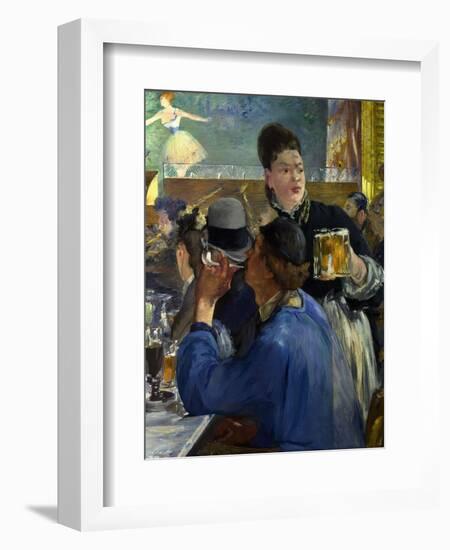 Corner of a Cafe-Concert, 1878-80-Edouard Manet-Framed Giclee Print