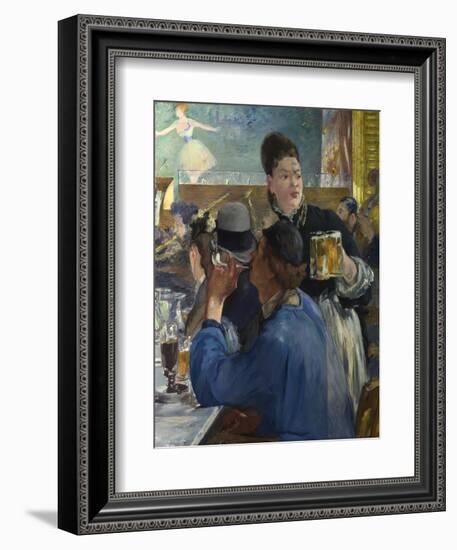 Corner of a Café-Concert, Ca 1878-Edouard Manet-Framed Giclee Print