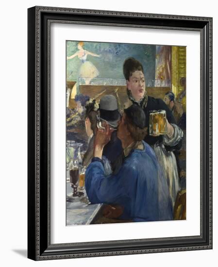 Corner of a Café-Concert, Ca 1878-Edouard Manet-Framed Giclee Print