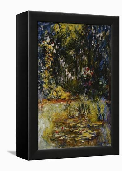 Corner of a Pond with Waterlilies, 1918-Claude Monet-Framed Premier Image Canvas