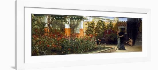 Corner of a Roman Garden, 1878-Sir Lawrence Alma-Tadema-Framed Giclee Print