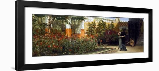 Corner of a Roman Garden, 1878-Sir Lawrence Alma-Tadema-Framed Giclee Print