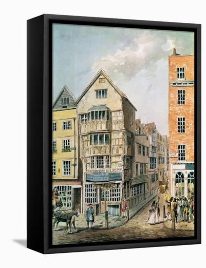 Corner of Fleet Street and Chancery Lane-William Alexander-Framed Premier Image Canvas
