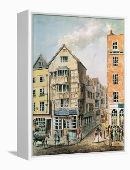 Corner of Fleet Street and Chancery Lane-William Alexander-Framed Premier Image Canvas