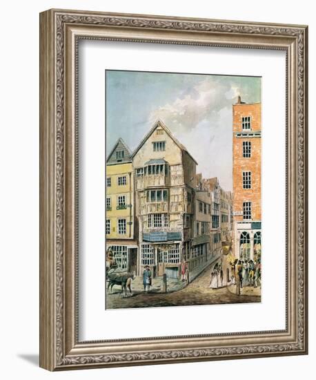 Corner of Fleet Street and Chancery Lane-William Alexander-Framed Giclee Print