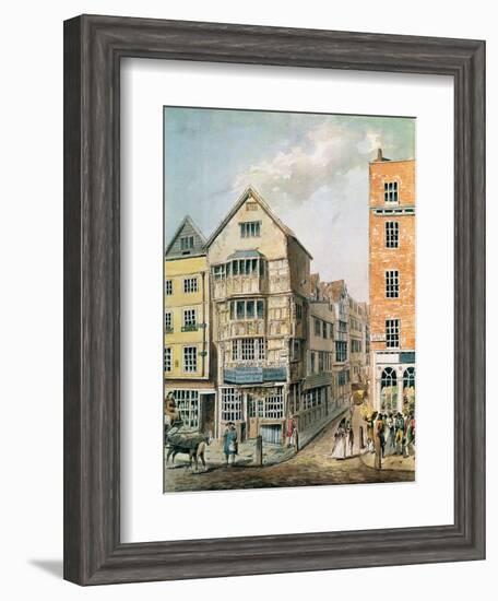 Corner of Fleet Street and Chancery Lane-William Alexander-Framed Giclee Print