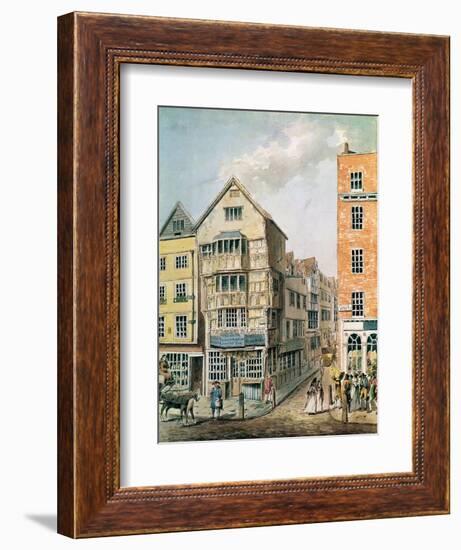 Corner of Fleet Street and Chancery Lane-William Alexander-Framed Giclee Print