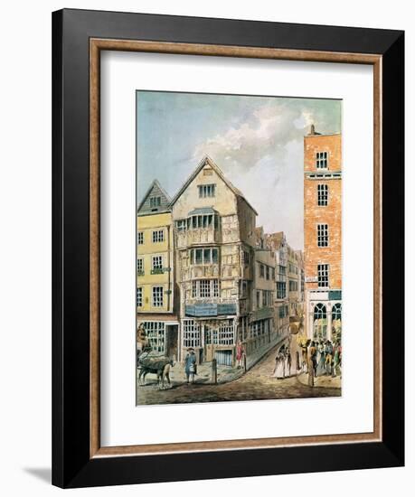 Corner of Fleet Street and Chancery Lane-William Alexander-Framed Giclee Print