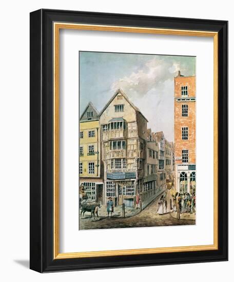 Corner of Fleet Street and Chancery Lane-William Alexander-Framed Giclee Print