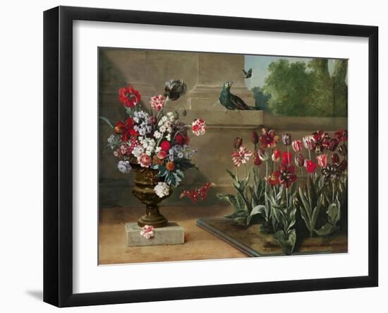 Corner of Monsieur De La Bruyere's Garden, 1744-Jean-Baptiste Oudry-Framed Giclee Print